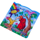 Carte de colorat si desenat, pentru copii, plina de culori vibrante, Birds World, 24 de pagini